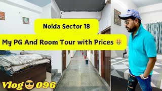 PG Life In Noida 😳  How can I get PG in Noida   My Room Tour 🤑  Chandan Yaduvanshi  Vlog 096 [upl. by Cozza]