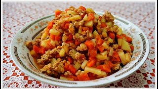 DELICIOSO 🌮 PICADILLO DE CARNE MOLIDA FACIL Y RICA [upl. by Amesari]