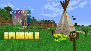 Brand new home  SevTech AGES  EP 2 [upl. by Dennard353]