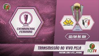 AO VIVO  CRICIÚMA X JOINVILLE  CAMPEONATO CATARINENSE FEMININO 2023 [upl. by Nedyaj826]