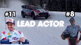 Thierry Neuville amp Ott Tänak Pre Event Test Rally Sweden 2024 [upl. by Libna]