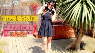 How I Style A Pinafore Dress [upl. by Dionysus]