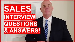 SALES Interview Questions amp Answers How to PASS a Sales Interview [upl. by Anwat]