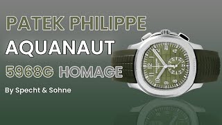 Patek Philippe Aquanaut 5968G Homage By Specht And Sohne [upl. by Consuelo]