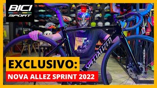 EXCLUSIVO  Nova Allez Sprint 2022  A nova SuperBike de Alumínio newallezsprint specialized [upl. by Jairia735]