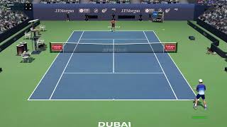 Djokovic vs Ruud Full Ace Tennis Finals ATP500 Dubai [upl. by Sauer]