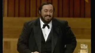 Luciano Pavarotti recounts some Embarassing Moments On Stage [upl. by Yesiad]