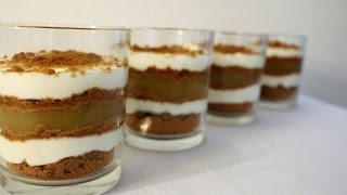 DESSERT EXPRESS  Verrines speculoos compote et fromage blanc [upl. by Jollenta437]