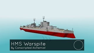 Warship Craft  HMS Warspite Tutorial [upl. by Vasyuta]