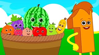 Fruits Song Learn Fruits Name amp Educational Video for Kids [upl. by Ahsemik729]