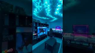 Gaming room with rgb cloud lighting shorts [upl. by Cordeelia]