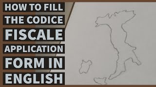 How to fill the Codice Fiscale Application form in English [upl. by Lammond]