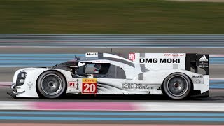 2014 Porsche 919 Hybrid Le Mans Prototype at Paul Ricard  TRACKSIDE [upl. by Assiled]