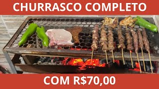 CHURRASCO COMPLETO PARA A FAMÍLIA COM R7000 [upl. by Ayatahs]