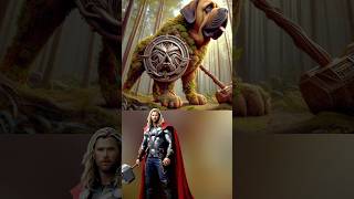 Superheroes But 😲🐶DogMarvelampDC All Charactersshortshort [upl. by Nomed]