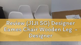 Review JIJI SG Designer Eames Chair Wooden Leg  Designer Dining Chairs [upl. by Ajiam]