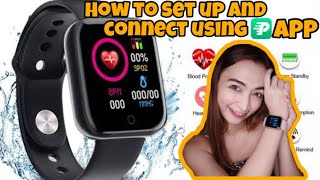 How to connect smart watch to mobile phone Mi3 Band connect with fitpro App smart watch full setup [upl. by Nennarb]