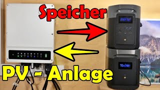 Speicher für PV Anlage ohne Elektriker einfach selbst Nachrüsten [upl. by Anib]