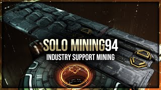 Eve Online  Industry Support amp Orca Drone Mining  Solo Mining  Episode 94 [upl. by Marielle380]