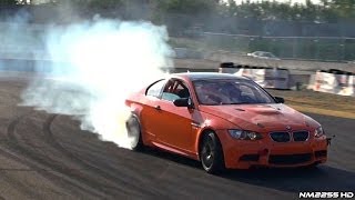 BMW M3 E92 Burns Up Some Rubber [upl. by Ahsined]