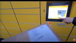 📦 Paket versenden bei Packstation Lidl So einfach geht Post Versenden mit dem Paketstation Automat [upl. by Neroled]