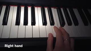 NF  intro 3 piano tutorial [upl. by Hudis868]