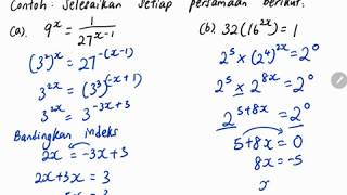 Bab 4 part 1 Matematik Tambahan Tingkatan 4 KSSM 41 Hukum Indeks [upl. by Narruc29]