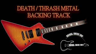 Death  Thrash Metal Backing Track  Bb minor 185 bpm [upl. by Friedman573]