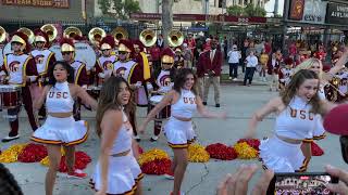 USC Song Girls – Pregame Rally 1072023 Part5 [upl. by Jelene]