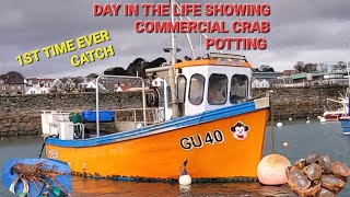 DAY IN THE LIFE COMMERCIAL CRAB POTTING  SURPRISE 1ST TIME CATCH  viral fishing suprise [upl. by Hamlen576]