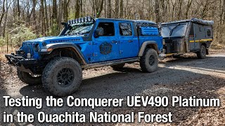 Testing the Conquerer UEV490 Platinum in the Ouachita National Forest [upl. by Clift]