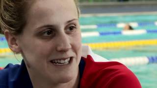 London 2012 Olympics water polo player Angie WinstanleySmith [upl. by Lumbard516]