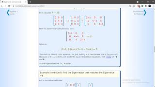 Calculo de Eigenvalores y Eingenvectores con programa en MATLAB [upl. by Odrude]