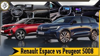 Renault Espace vs Peugeot 5008 [upl. by Dott]