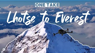 Peak to Peak Lhotse to Mount Everest  DJI Mavic 3 Pro drone footage [upl. by Ynez]