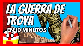 🐎La GUERRA de TROYA en 9 minutos  Resumen mitos leyenda realidad [upl. by Brnaba]