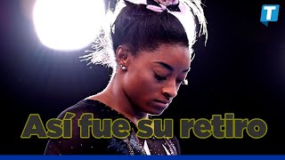 SIMONE BILES la gimnasta de los Olímpicos que se retiró por SALUD MENTAL 🤸🏻‍♀️ [upl. by Nylarak]