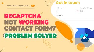 Contact For 7 ReCaptcha Not Working  Problem solved [upl. by Nabe]