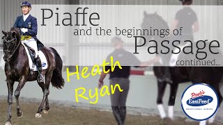 Continuing the piaffe and passage journey  Dressage with Heath Ryan [upl. by Roanne]