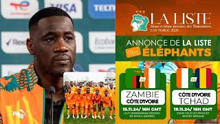 QUALIFS CAN 2025  Zambie Vs Côte dIvoire  EMERSE FAE DÉVOILE SES 25 COMMANDOS pour la victoire [upl. by Lira379]