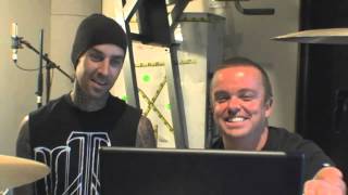 Travis Barker Teaches Wee Man How To Play Drums [upl. by Gillead]