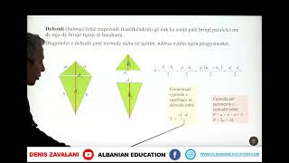 7 02 090 Java 23 Matematikë perimetri dhe syprina e sipërfaqes deltoide [upl. by Nelag]