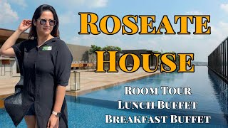 Best 5 star HOTEL in AEROCITY  Room UPGRADE  Breakfast BUFFET at RoseateHotelsResorts [upl. by Aloap]