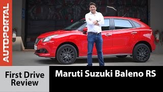 Maruti Suzuki Baleno RS First Drive Review  Autoportal [upl. by Yager]