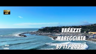 Varazze Mareggiata del 3112023 [upl. by Herwig229]