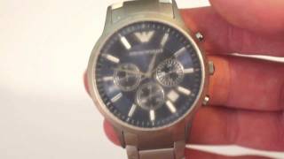 Emporio Armani Chronograph Mens Watch [upl. by Coppinger627]