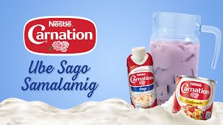 How to Make Ube Sago Samalamig with NESTLÉ® Carnation [upl. by Maynard]