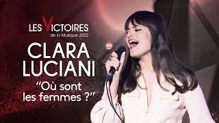 Clara Luciani  Où sont les femmes Live Victoires 2022 [upl. by Adlecirg]