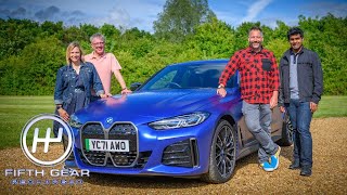 BMW i4 M50 Team Test  Fifth Gear [upl. by Schultz709]