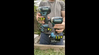 12V vs 18V Makita DTD153 vs TD111D [upl. by Yauqaj425]